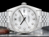 Rolex Datejust 36 Argento Jubilee Silver Lining Diamonds Dial   Watch  16234